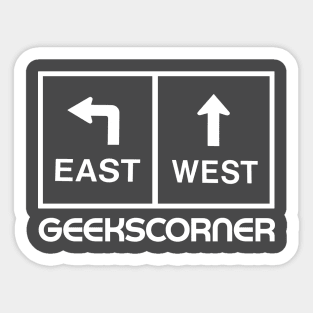 GEEKS CORNER Sticker